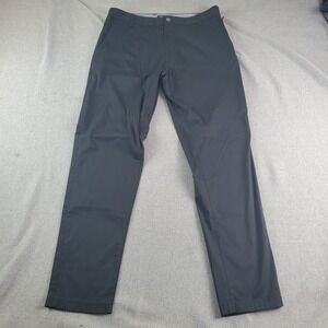 Birddogs Pants Mens 34X32 Black Chino Boomstick Stretch Performance Golf